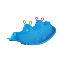 Dondolo per Bambini Colorato in Plastica 2 Posti con Maniglie