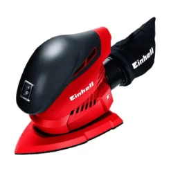 Einhell Levigatrice Angolare Palmare Mouse con Aspiratore Triangolare per Legno
