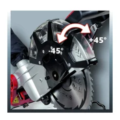 Einhell Troncatrice Denti Lama da Banco Tavolo Professionale Radiale Legno