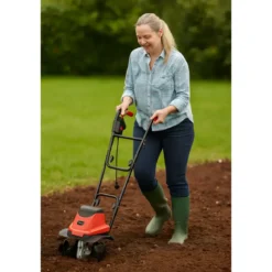 Elettrozappa Elettrica 800 W 4 Lame con Larghezza Lavoro 28 cm