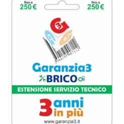 Estensione del Servizio Tecnico per 3 Anni fino a 250 Euro