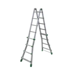 Facal Scala Telescopica 5 Gradini Metri Alluminio Multiuso Professionale Interno