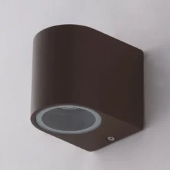 Faretto a Parete Applique da Esterno Punto Luce in Alluminio Bronzo
