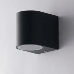 Faretto a Parete da Esterno Punto Luce Applique in Alluminio Antracite