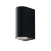 Faretto 2 Punti Luce a Parete da Esterno Applique in Alluminio Antracite