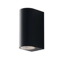 Faretto 2 Punti Luce a Parete da Esterno Applique in Alluminio Antracite
