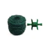 Filo di ferro Spinato 2.2 Plastificato Verde 180 Mt Recinzione Rete in Acciaio