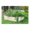 Fioriera da Giardino in Legno Portavso Rettangolare da balcone 80x120