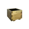 Fioriera in Legno 40x40 Quadrata Vaso Cassetta Balcone Arredo Giardino Portavaso