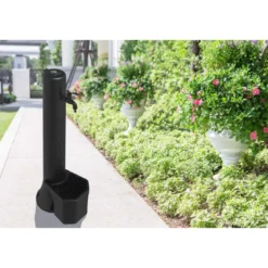 Fontanella da giardino con Rubinetto in lega Metallica