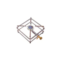 Fornellone a gas Cromato 4 Piedi 22x22 cm