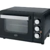 Forno Elettrico Ventilato 24L 1380W DCG Nero Vassoio Griglia Maniglia
