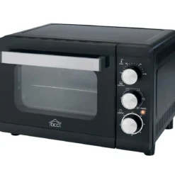 Forno Elettrico Ventilato 24L 1380W DCG Nero Vassoio Griglia Maniglia