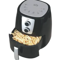 Friggitrice ad Aria DCG 5,2L 1300W Nero Cestello Antiaderente Rimovibile