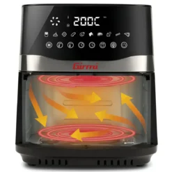 Friggitrice ad Aria Girmi 9L 2200W Digitale 10 Programmi Nero