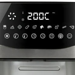 Friggitrice ad Aria Girmi 9L 2200W Digitale 10 Programmi Nero