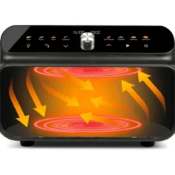 Friggitrice ad Aria Girmi 2000W 10L Display Digitale Multifunzione Nero