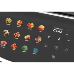 Friggitrice ad Aria 8L 1800W Digitale Nero Timer 60 min Antiaderente