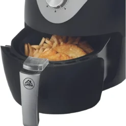 Friggitrice ad Aria 2,5L 1500W Nero Termostato Regolabile Antiaderente