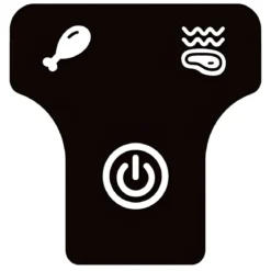 Friggitrice ad Aria 1500W 5L DCG Rosso Antiaderente Pannello LED