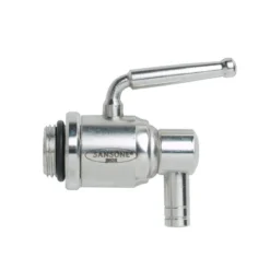 Fusto per Olio Sansone 5 litri in Acciaio Inox Contenitore con Rubinetto Bidone