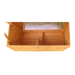 Gabbia Pollaio Casetta in Legno 5 - 8 Galline Voliera per Polli Volatili Faraone