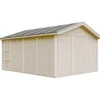 Garage in Legno 354x486 cm Box Auto Moto 17 m2 Marrone a Pannelli