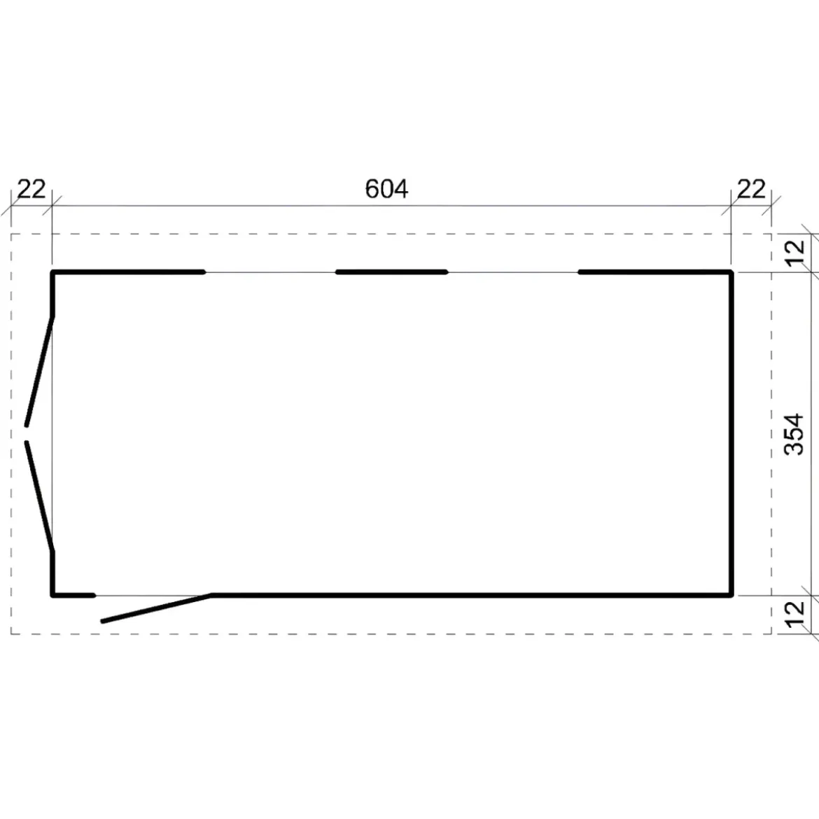 Garage in Legno 3x6 Miele Box Auto Attrezzi Esterno 21 m2 a Pannelli