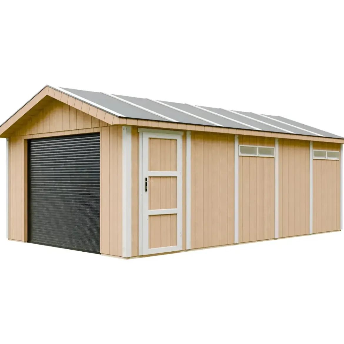 Garage in Legno 3x6 Miele Box Auto Attrezzi Esterno 21 m2 a Pannelli