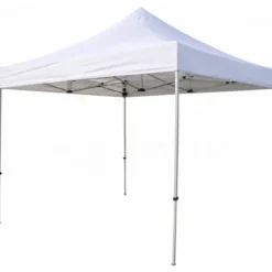 Gazebo a Fisarmonica in Alluminio 300x450 cm Bianco Impermeabile Borsa