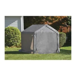 Gazebo Capanno in PVC Gazebo Ricovero per Attrezzi da Giardino Box Capannone