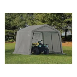 Gazebo Capanno in PVC Gazebo Ricovero per Attrezzi da Giardino Box Capannone
