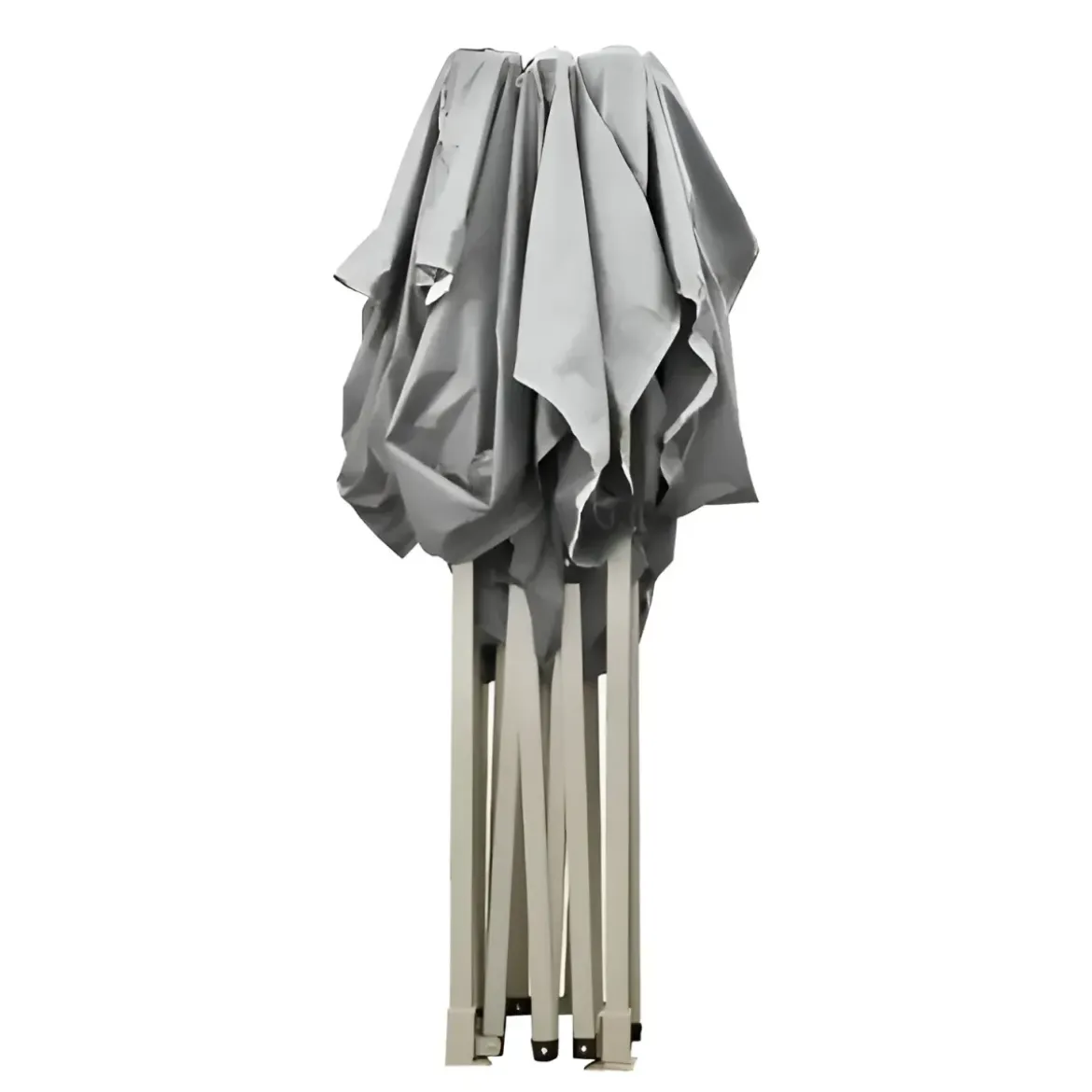 Gazebo da Giardino 3x2 a Fisarmonica Impermeabile Bianco con Sacca