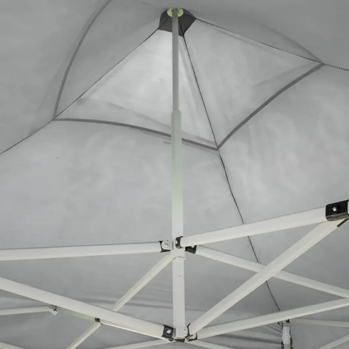 Gazebo da Giardino 3x2 a Fisarmonica Impermeabile Bianco con Sacca