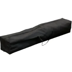 Gazebo da Giardino 3x3 a Fisarmonica Impermeabile Nero con Sacca