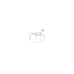 Gazebo Pergola 3x2,5 m Struttura Acciaio Telo Ecrù