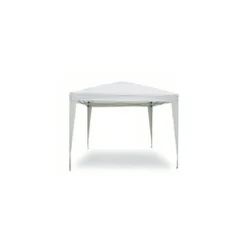 Gazebo Pieghevole 3x3 Bianco Richiudibile a Fisarmonica Pop Up Acciaio