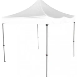 Gazebo Pieghevole 300x450 cm per Giardino Bianco Alluminio PVC Sacca