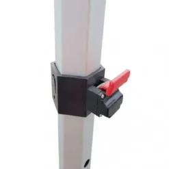 Gazebo Pieghevole 300x450 cm per Giardino Bianco Alluminio PVC Sacca
