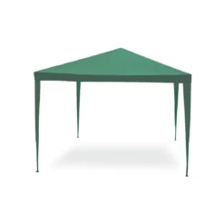 Gazebo 3x3 Verde Richiudibile in Acciaio Copertura da Esterno Giardino