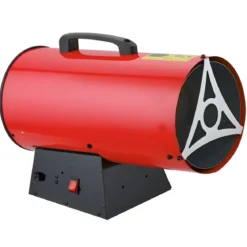 Generatore Aria Calda 30kW Ventilazione Elettrica 230V GPL Rosso