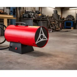 Generatore Aria Calda 30kW Ventilazione Elettrica 230V GPL Rosso