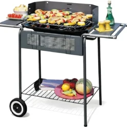 Giardino Barbecue Carbonella Legna Carbone Carrello Griglia Grigliata Terrazzo