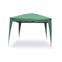 Giardino Gazebo Verde Richiudibile Fisarmonica 3x3 Pop Up Ombra Pieghevole Sacca