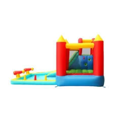 Gioco Castello Gonfiabile Acquatico per Bambini Con Blaster