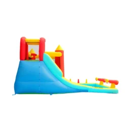 Gioco Castello Gonfiabile Acquatico per Bambini Con Blaster