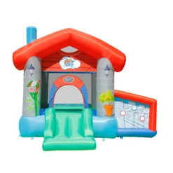 Gioco Castello Gonfiabile per Bambini Con Scivolo e Palline