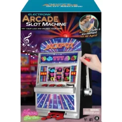 Gioco Slot Machine Elettronico Arcade Jackpot con Luci e Suoni