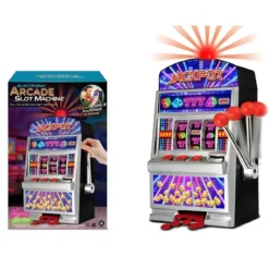 Gioco Slot Machine Elettronico Arcade Jackpot con Luci e Suoni