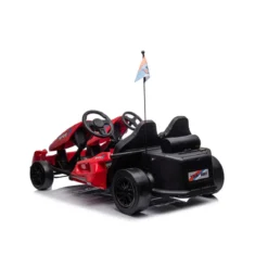 Go Kart Auto Elettrica Rosso Ruote Macchina per Bambino a Batteria 24 V